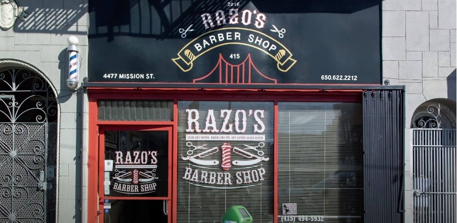 Fachada de uno de los comercios renovados.