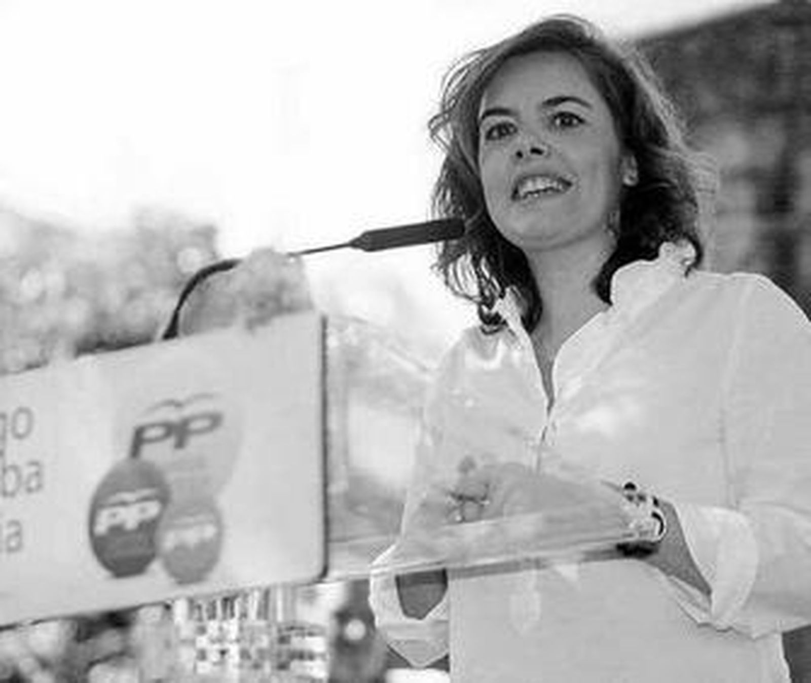 La diputada popular, en un acto de la pasada campaña.