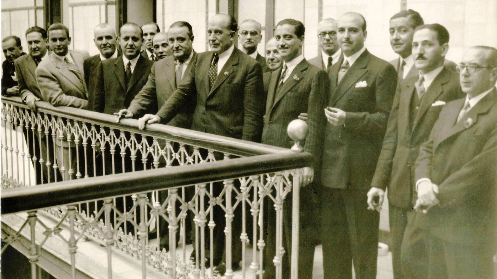 Corporación Municipal, hacía 1952.