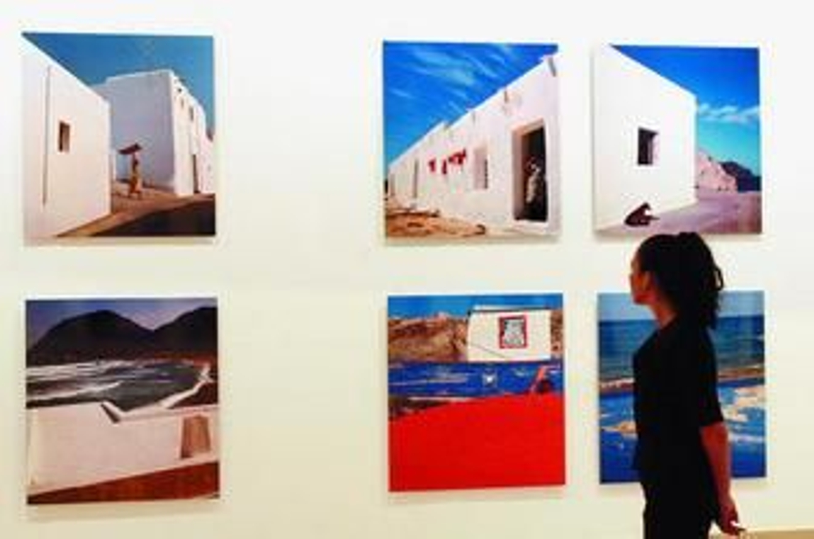 Fotos de la exposición de Carlos Pérez Siquier inaugurada ayer en la Casa de la Provincia.