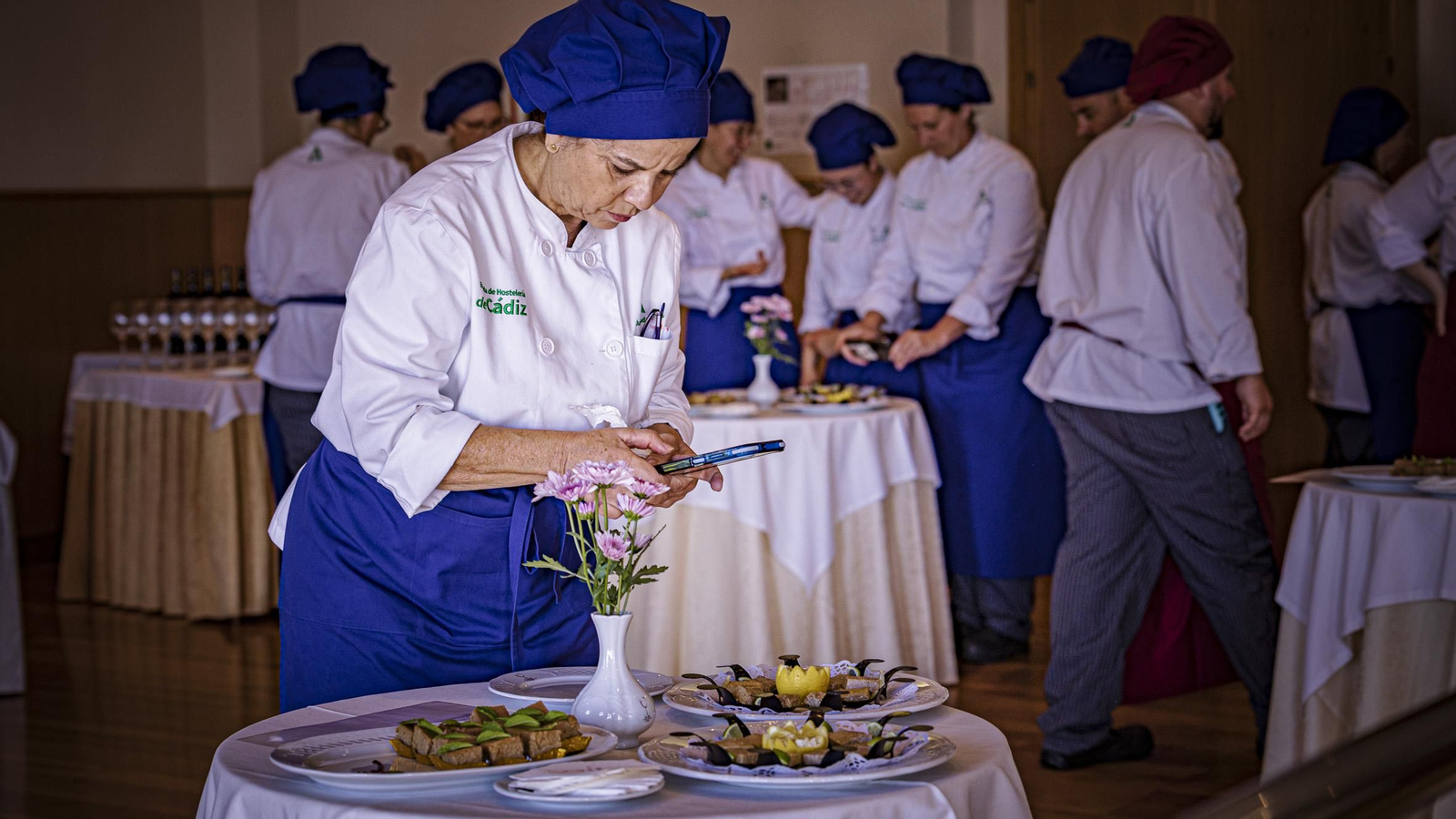 Las imágenes de la jornada sobre un menú del siglo de Oro en la Escuela de Hostelería de Cádiz