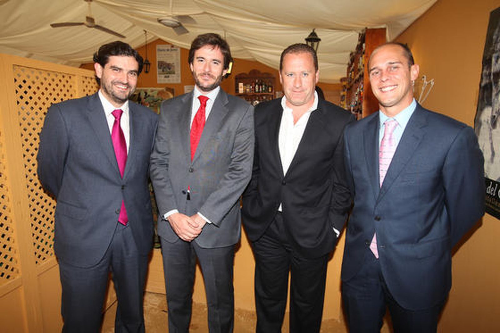 El gerente comercial del Grupo Joly, Alejandro Cueto; el director de negociación de Havas Media, Rafael Torres; Jorge Romero, director regional de Mercadona; y el director comercial del Grupo Joly, Diego Ortiz.

Foto: Vanesa Lobo