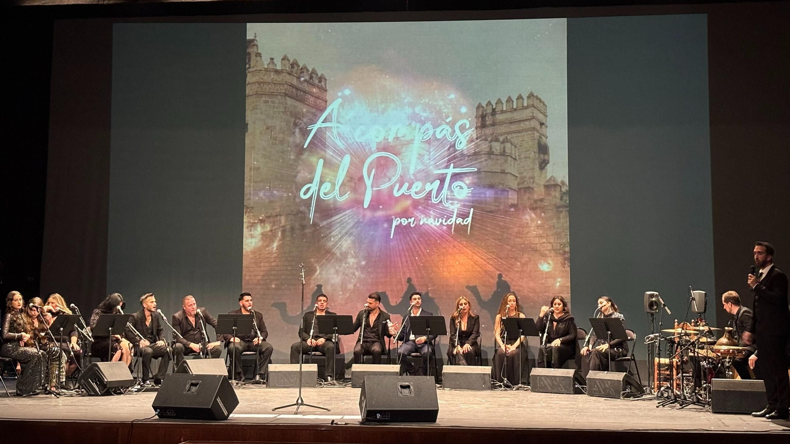 Una imagen del espetáculo 'Al compás de El Puerto por Navidad'.