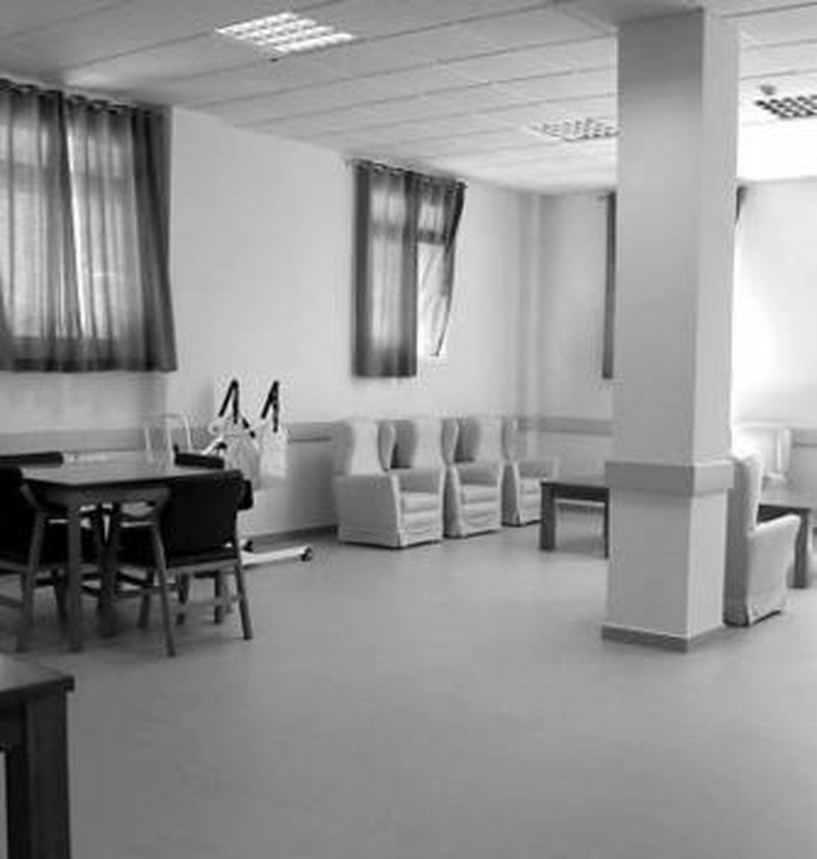 Instalaciones de la nueva unidad de estancia diurna.