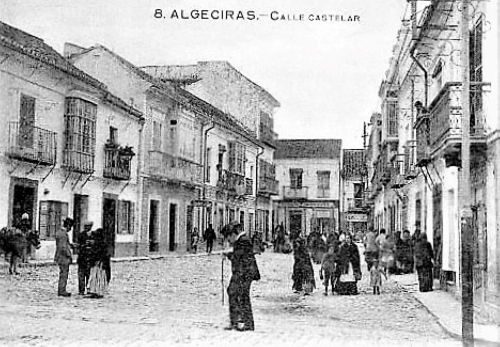 Antigua calle Soria, actualmente dedicada al político y escritor Emilio Castelar