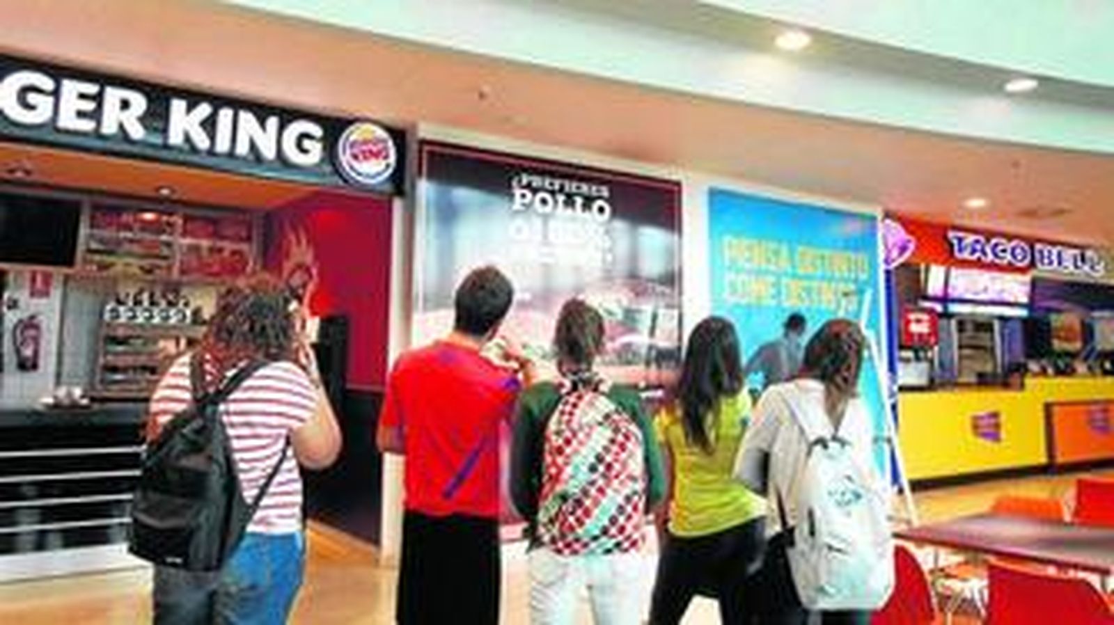 Imagen de la zona de hostelería de El Corte Inglés.