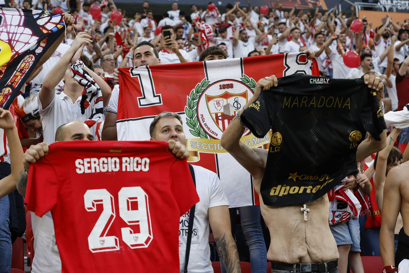 El recuerdo de Sergio Rico, en la final del Sevilla en Budapest.