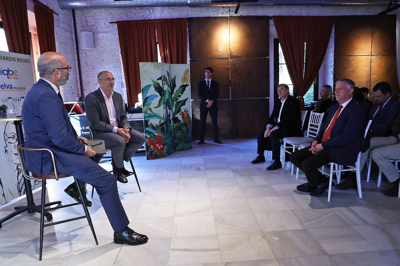 Imágenes del Foro Gerardo Rojas con la intervención de Antonio Joyanes, Vicepresidente ejecutivo de parque energéticos y exploración y producción de Moeve