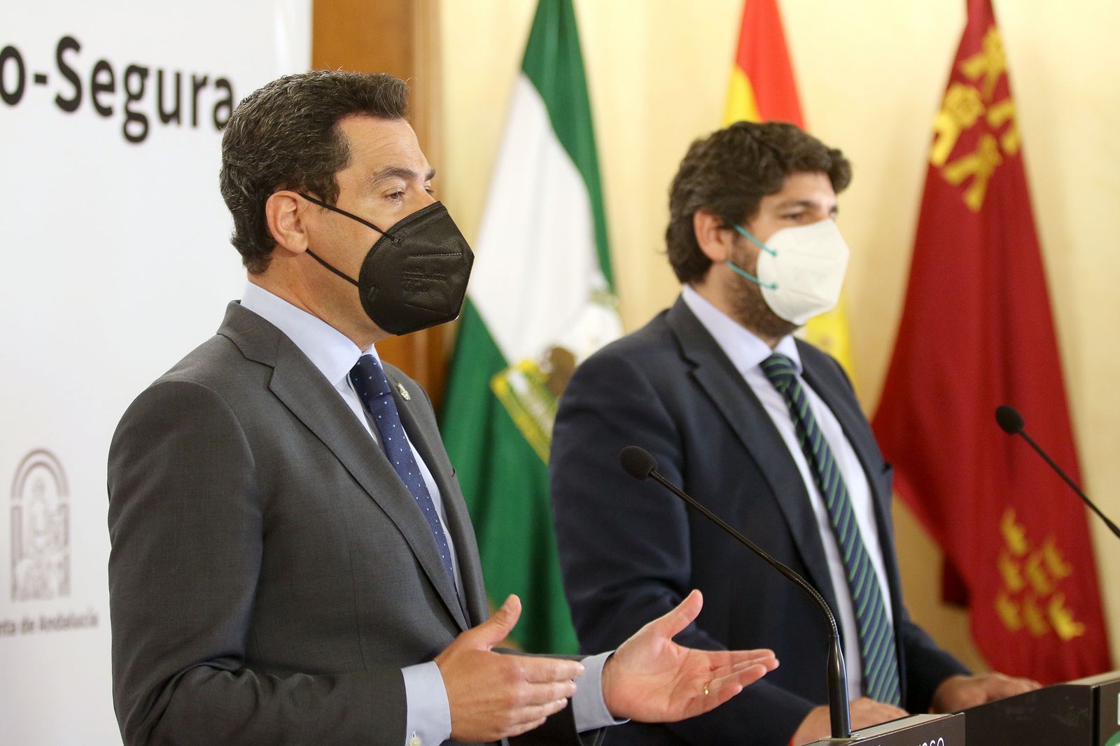 Fotogalería del acuerdo entre Andalucía y Murcia para la defensa del Trasvase Tajo-Segura