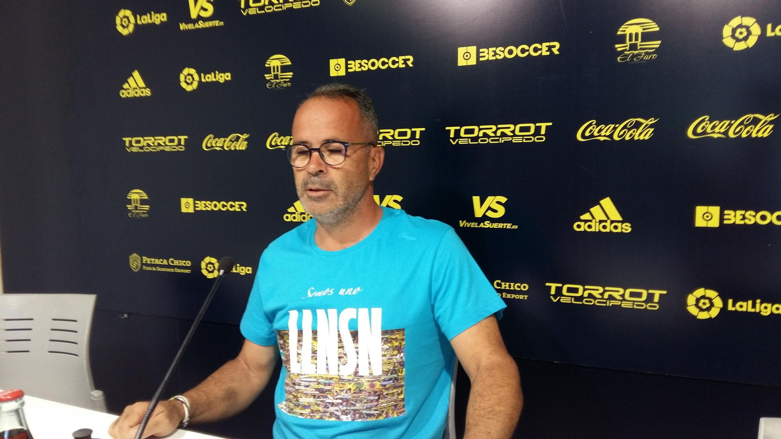 Álvaro Cervera, entrenador del Cádiz.