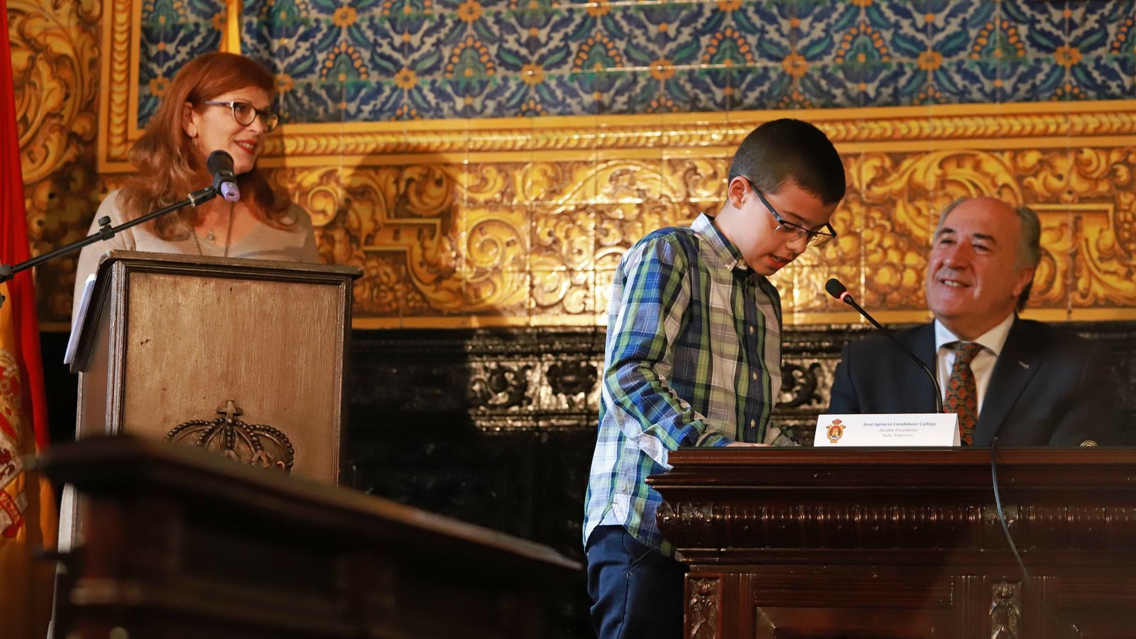 Pleno infantil en el Ayuntamiento de Algeciras