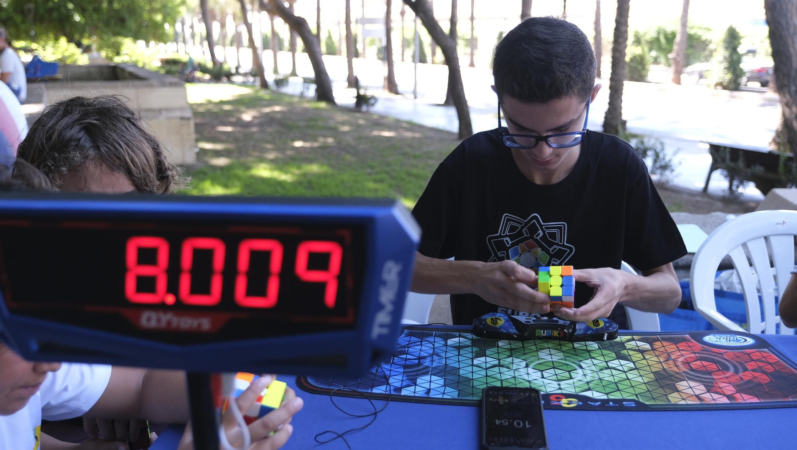 Juegos Tradicionales Infantiles en la Feria de Almería 2024, en imágenes