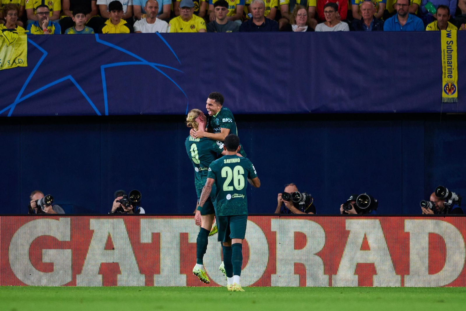 Las fotos del Villarreal-Manchester City