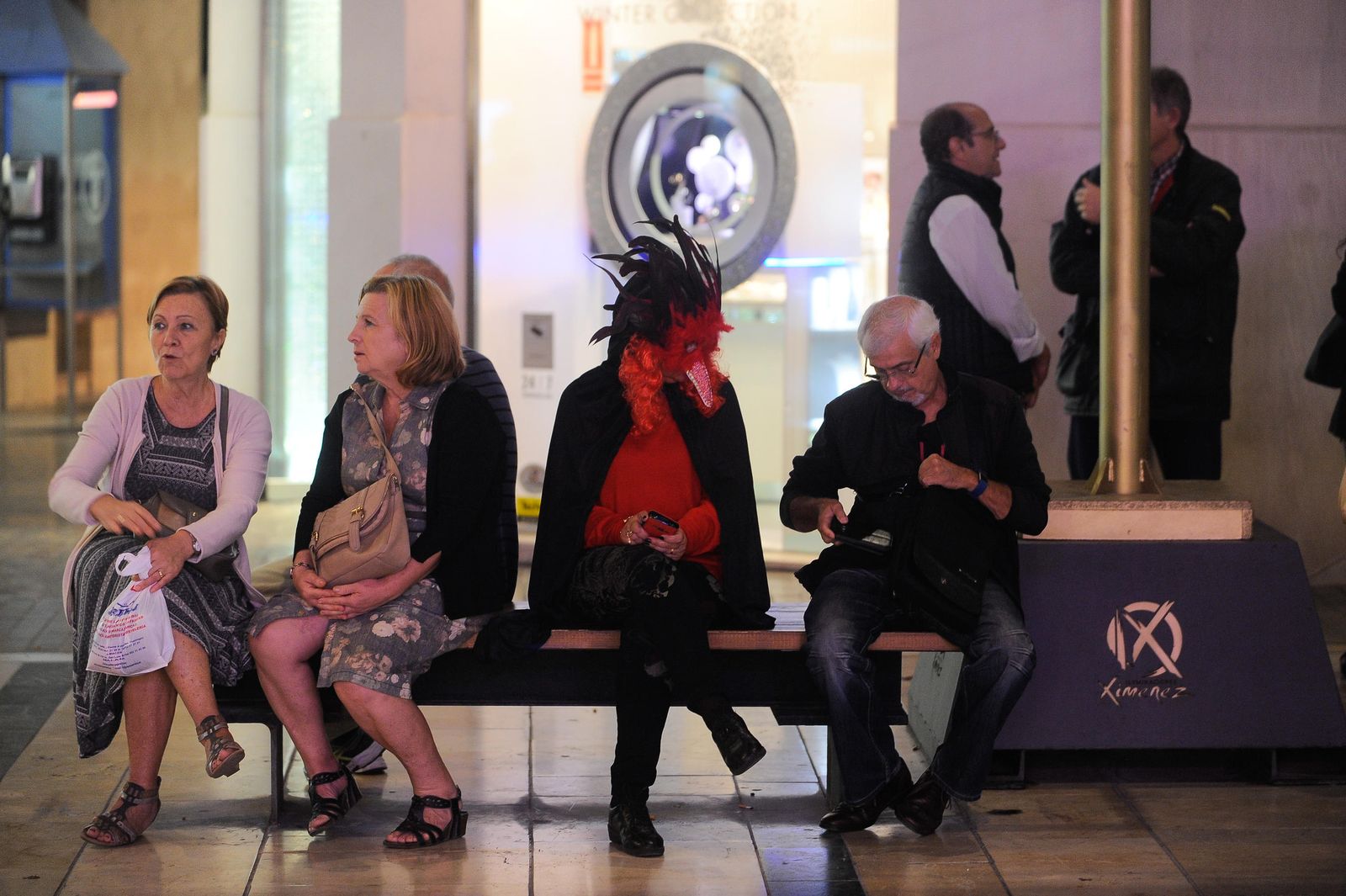 La noche de Halloween en el centro de Málaga