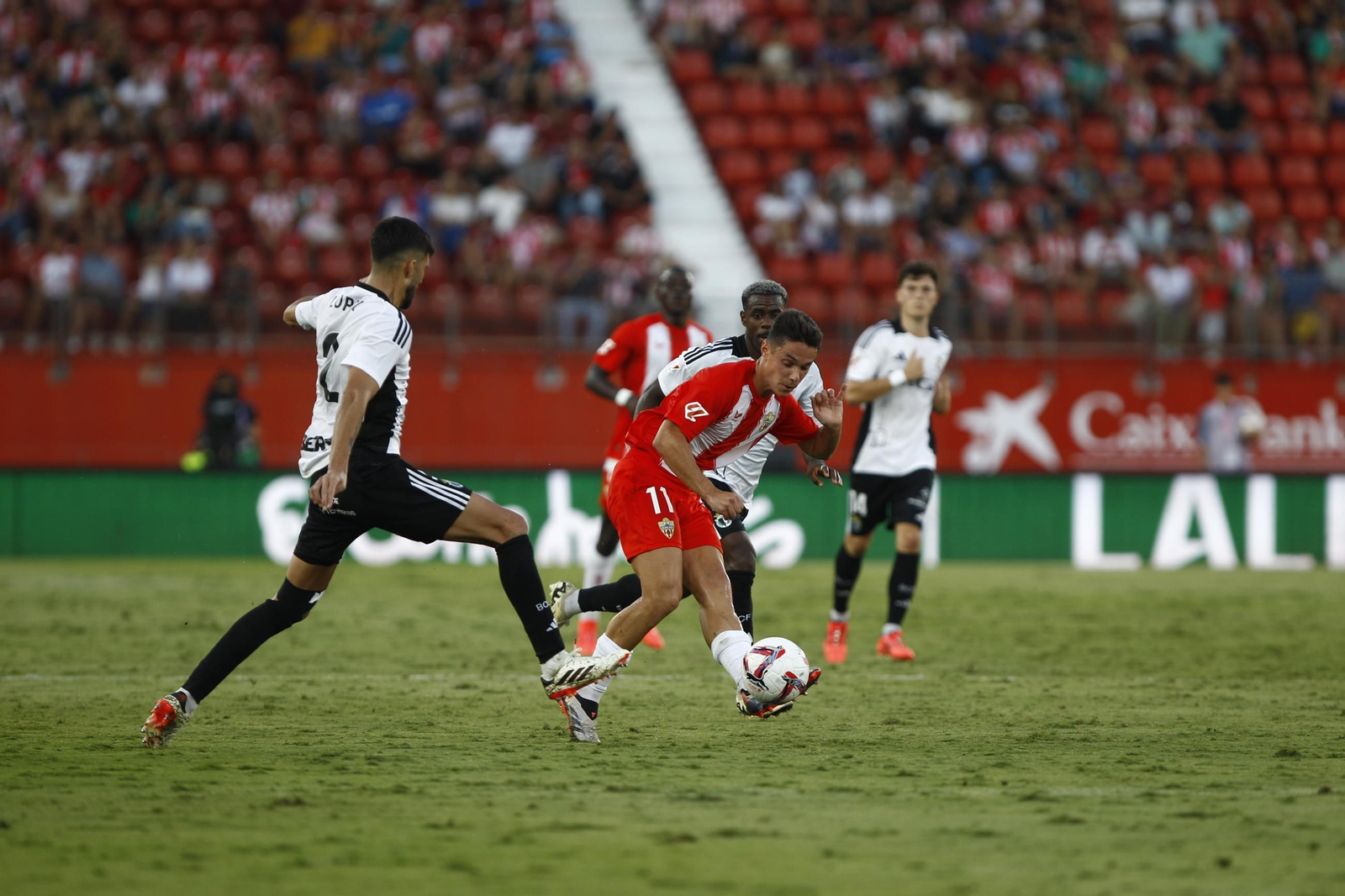 La victoria de la U.D. Almería ante el Real Burgos, en imágenes