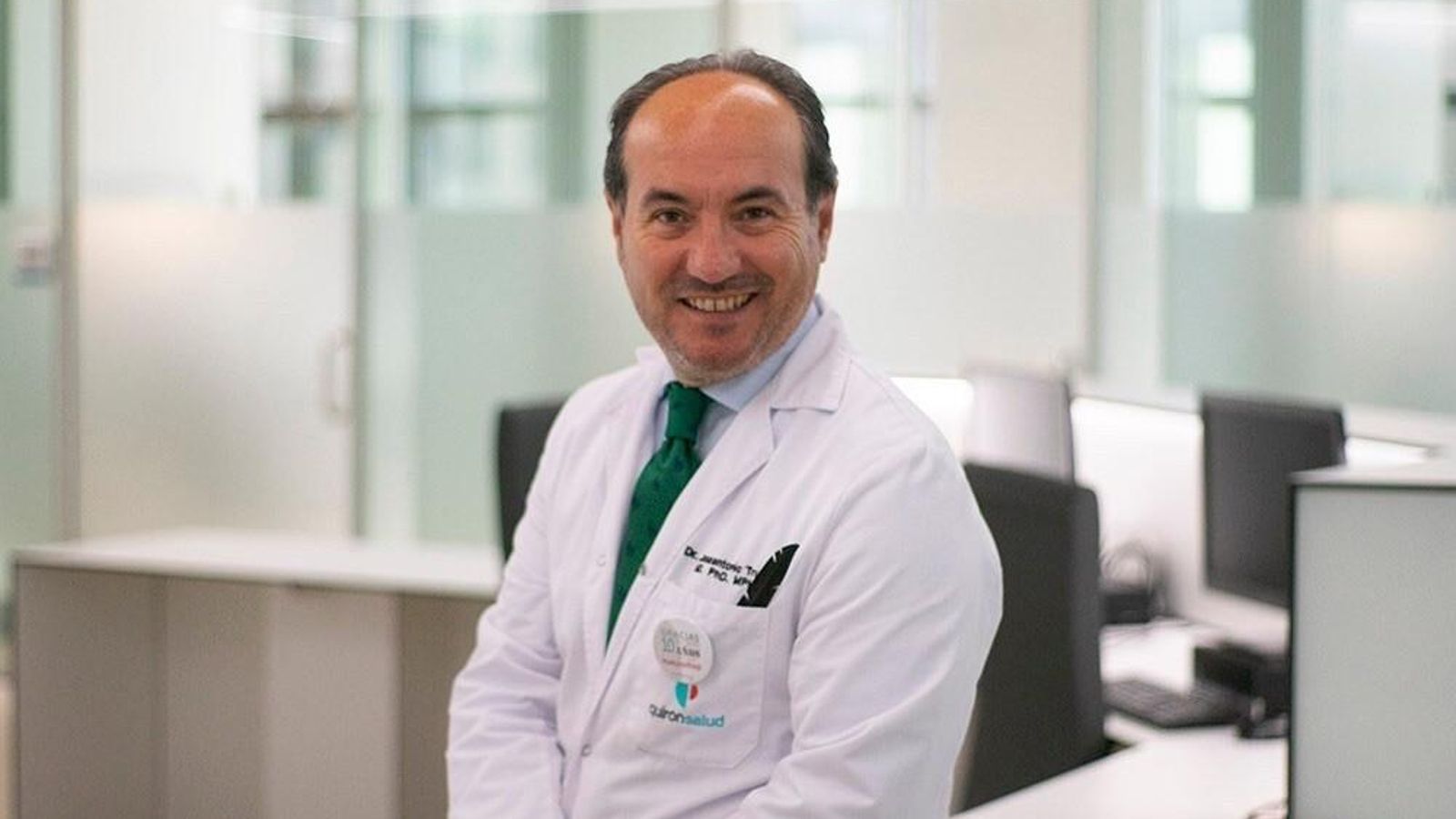 El doctor José Antonio Trujillo, del servicio de Cirugía General del Hospital Quirón.