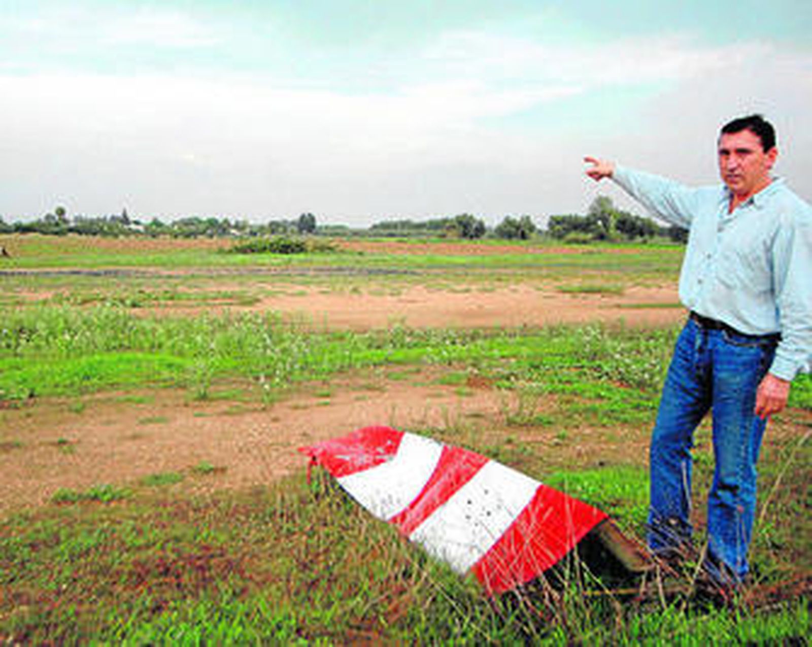 Terrenos de El Pintado, uno de los lugares que podría acoger el aeropuerto onubense.