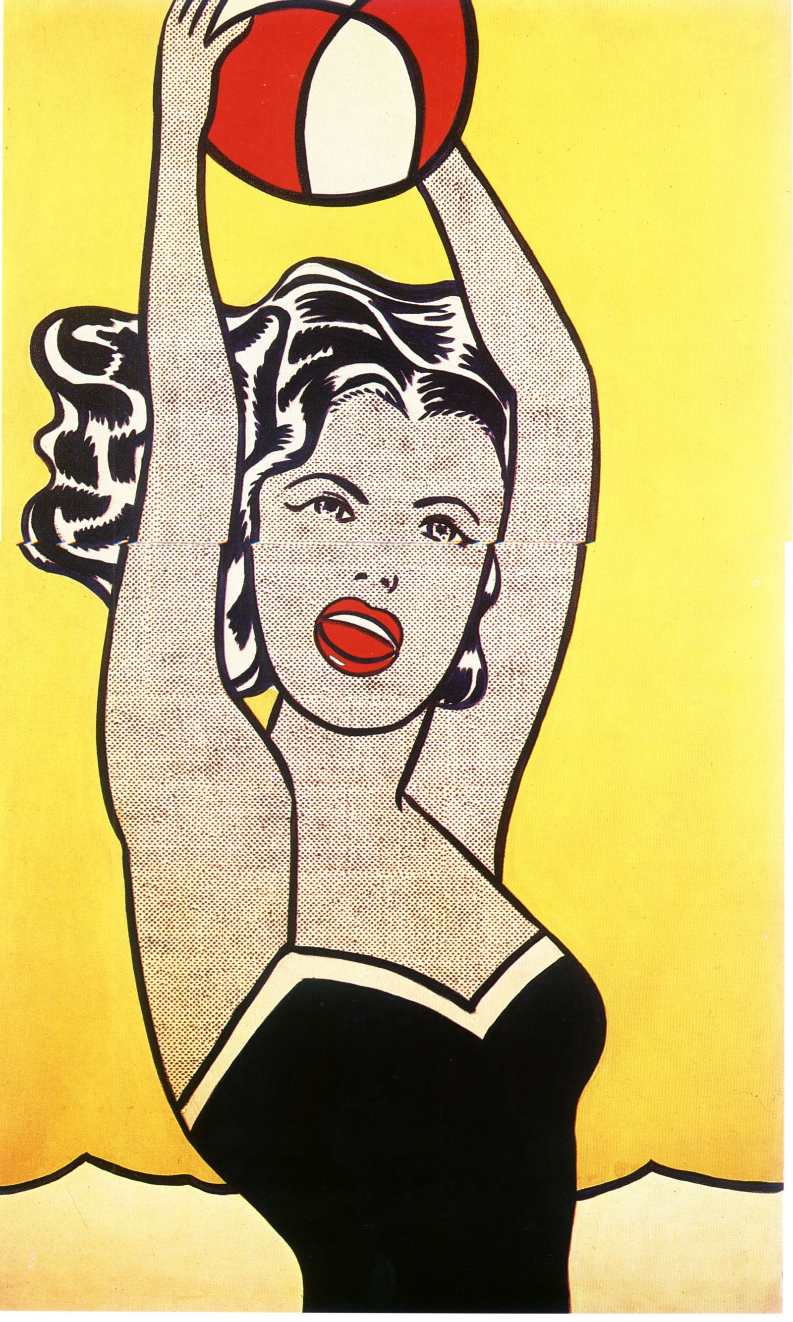 'Girl with ball', de Roy Lichtenstein.
