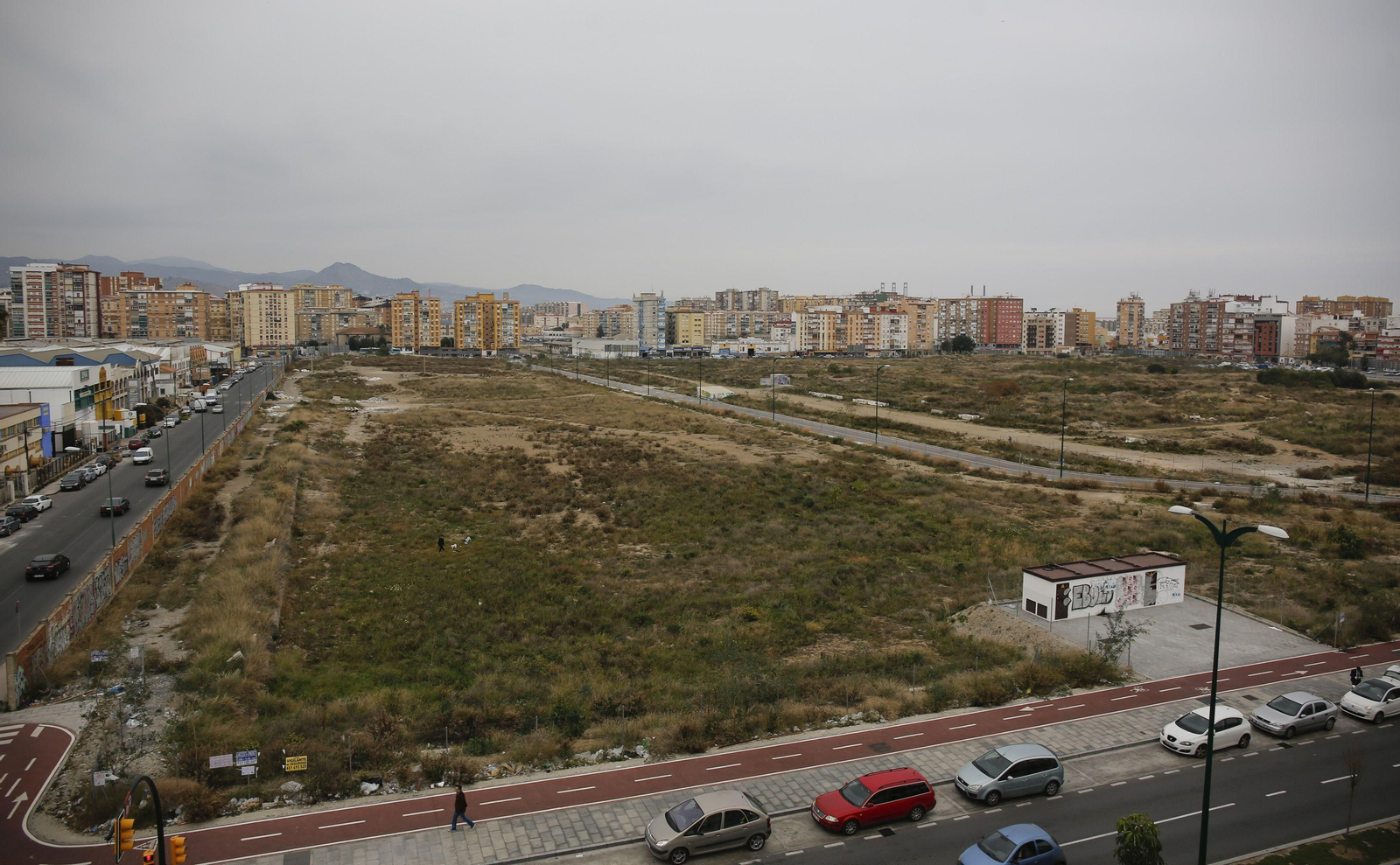 Los terrenos en los que la plataforma Bosque Urbano pide un parque. Los terrenos en los que la plataforma Bosque Urbano pide un parque.
