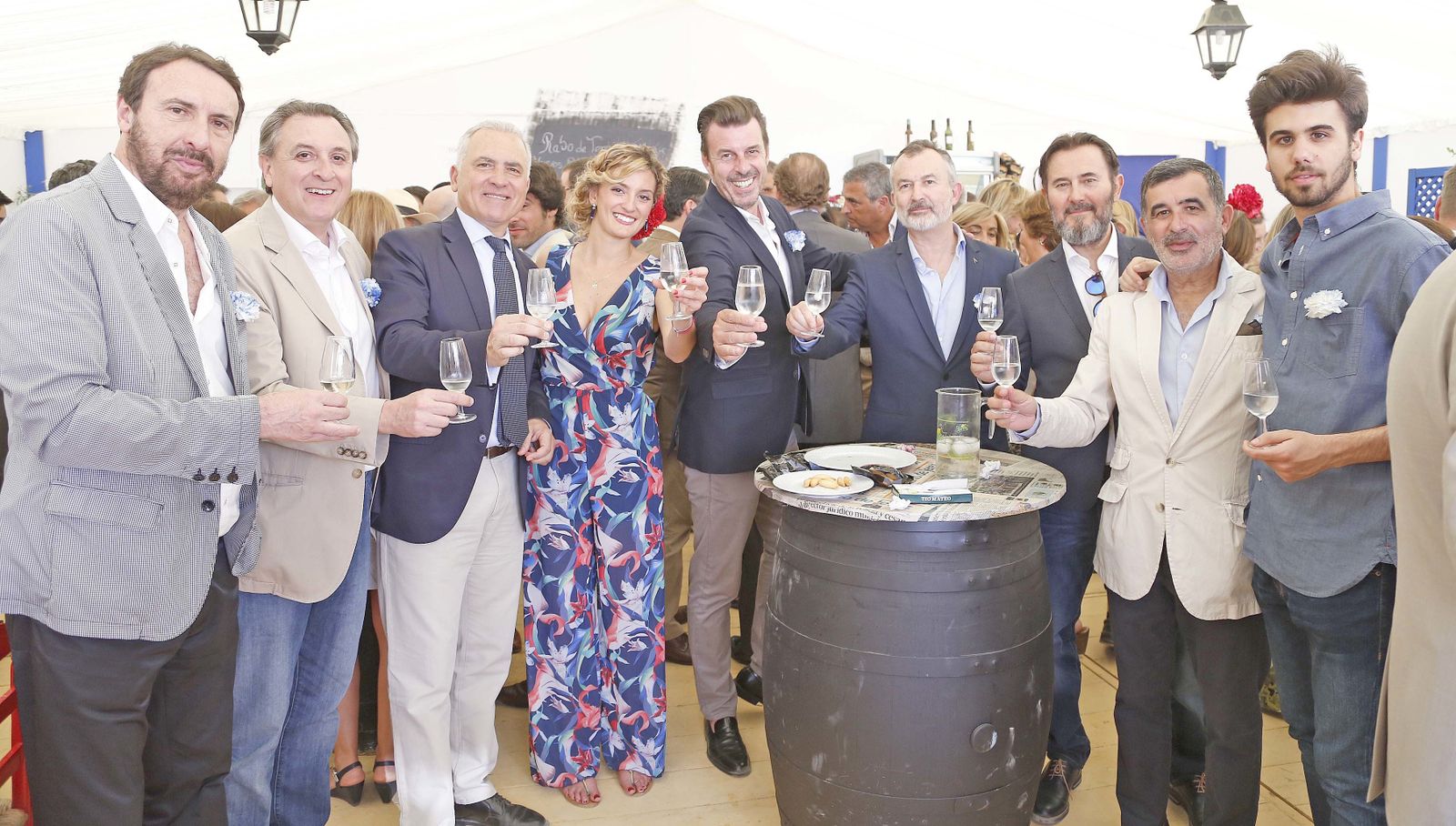 Emilio Rodríguez, Nicolás Lucero, José Manuel Arribas, Salvador Romero, Miguel Casas, Francisco Pastrana, Félix Tejada y Beltrán Esquivel.