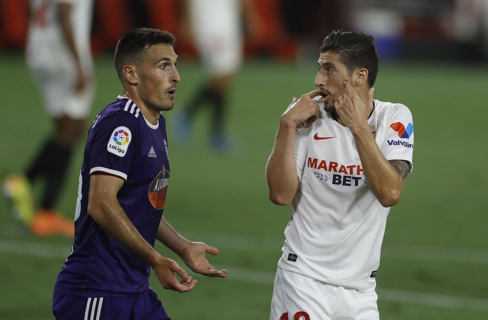 Las imágenes del Sevilla-Valladolid