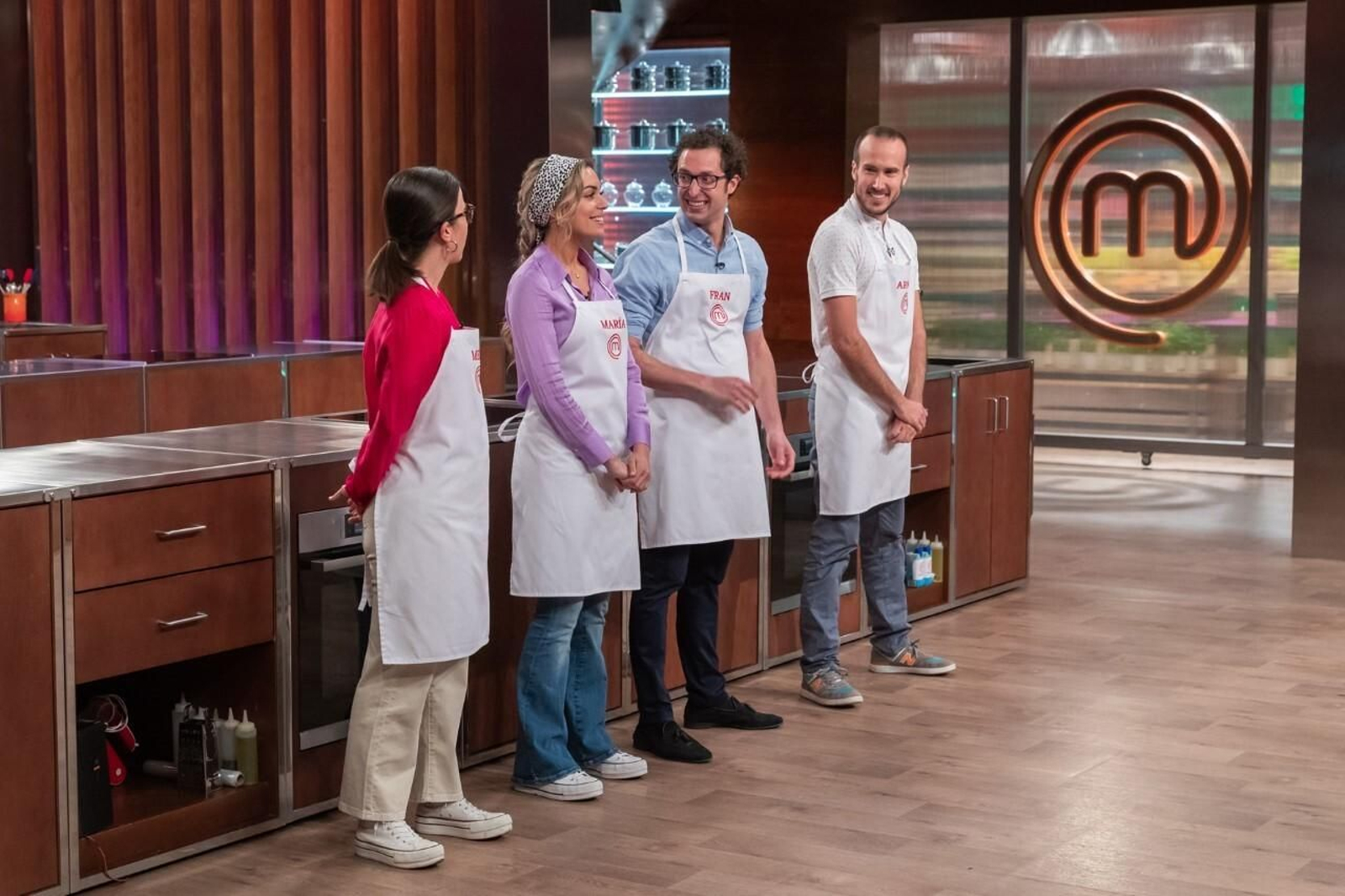 Los cuatro finalistas de 'Masterchef 9', Meri, María, Fran y Arnau