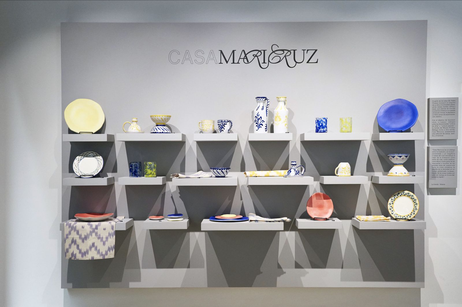 Imagen cedida por el Museo Picasso Málaga de las piezas de Casa Maricruz.