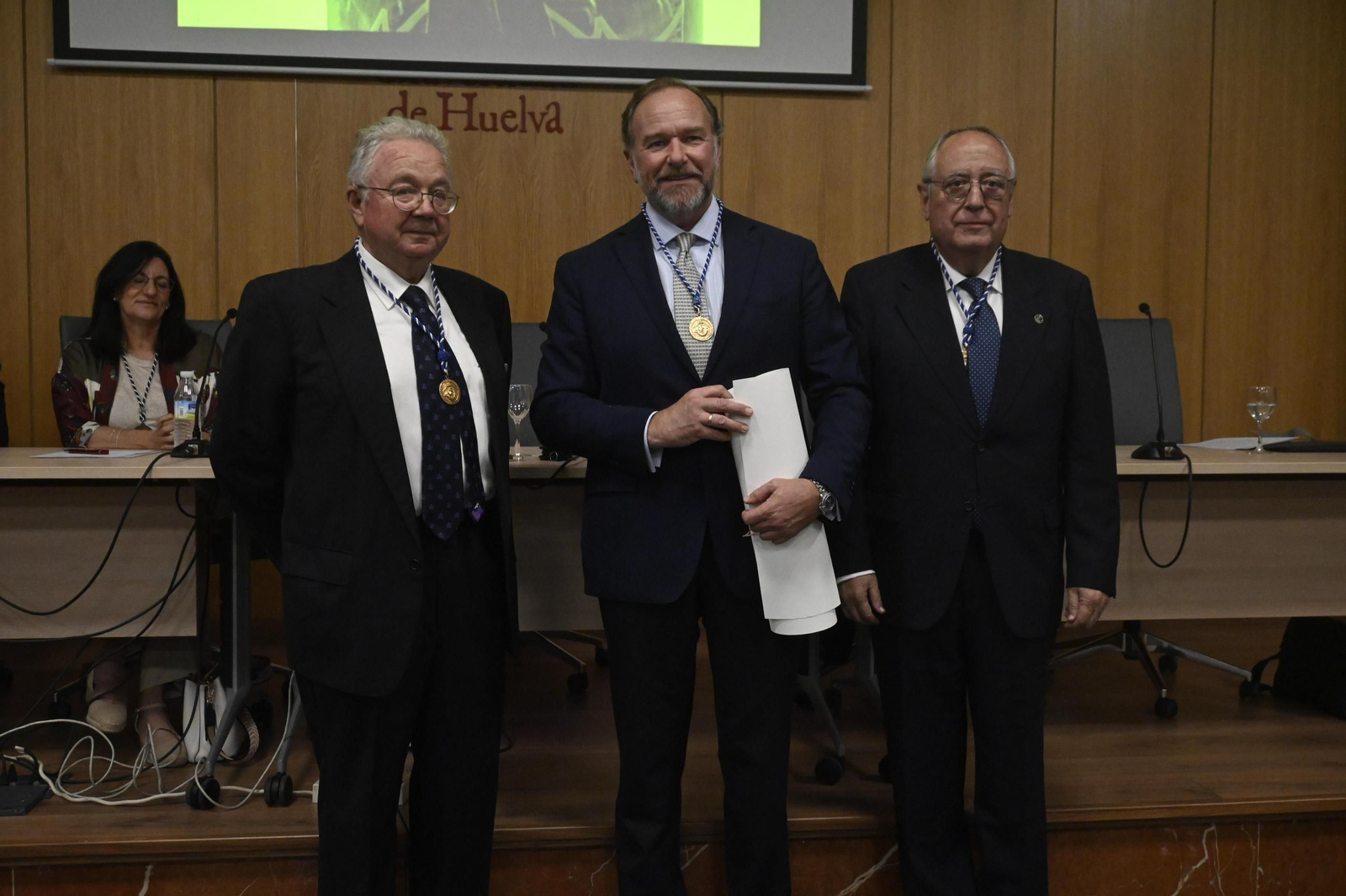Acto de ingreso a la Academia de Ciencias, artes y Letras de Huelva de José Luis García Palacios