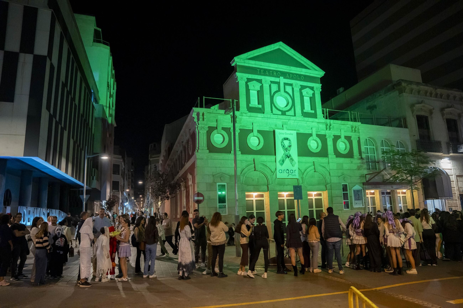 Las mejores imágenes de la noche en negro de Almería