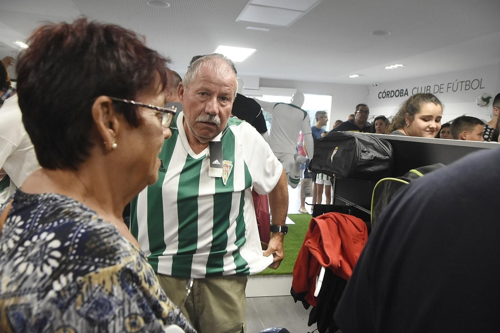 La presentación de las nuevas equipaciones del Córdoba CF, en imágenes