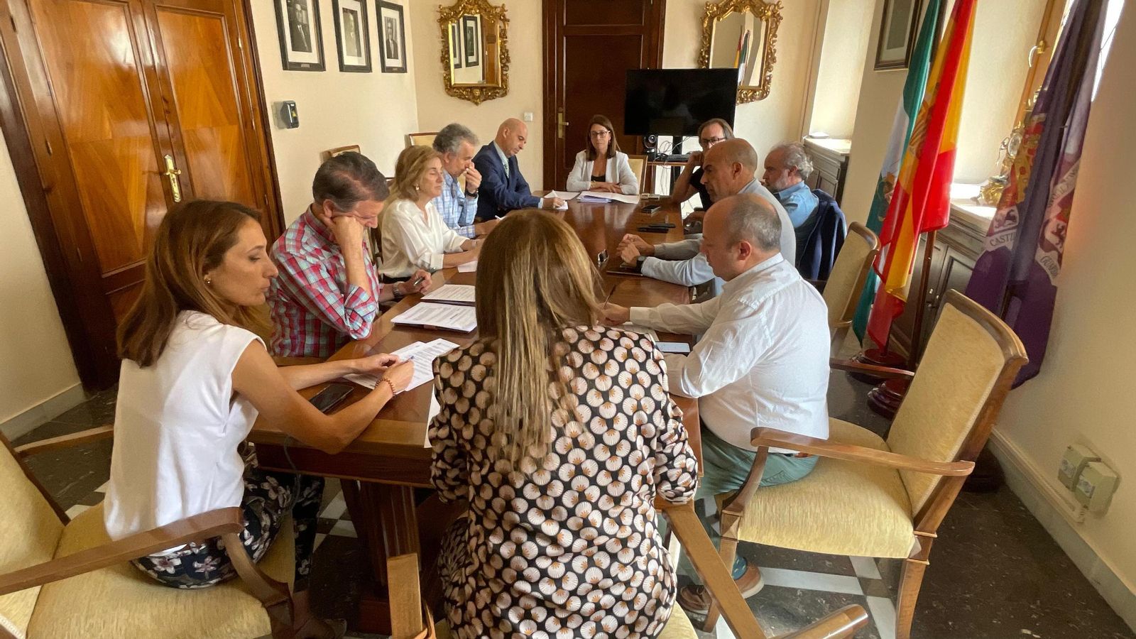 Reunión de la Gerencia de Urbanismo.