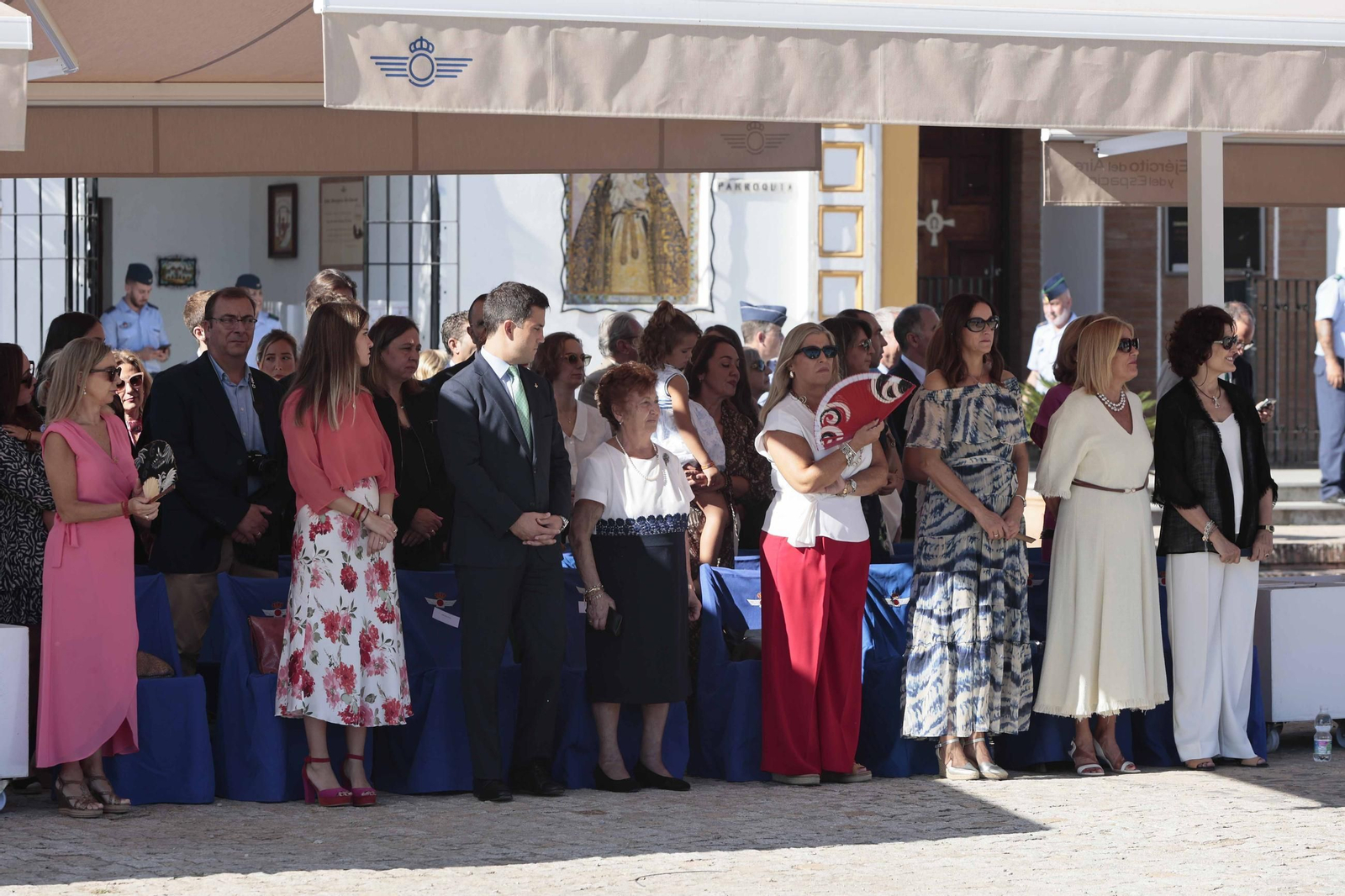 Toma de posesión del nuevo General director de enseñanza del Ejército del Aire en el acuartelamiento de Tablada