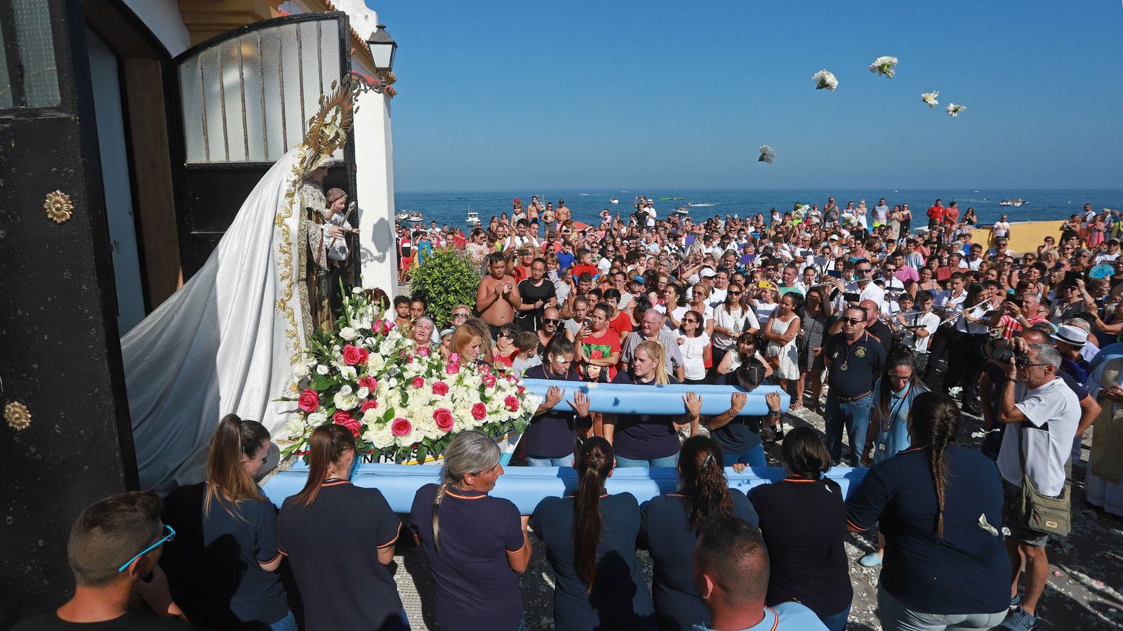 Las mejores fotos de la procesión de la Virgen del Carmen en La Línea