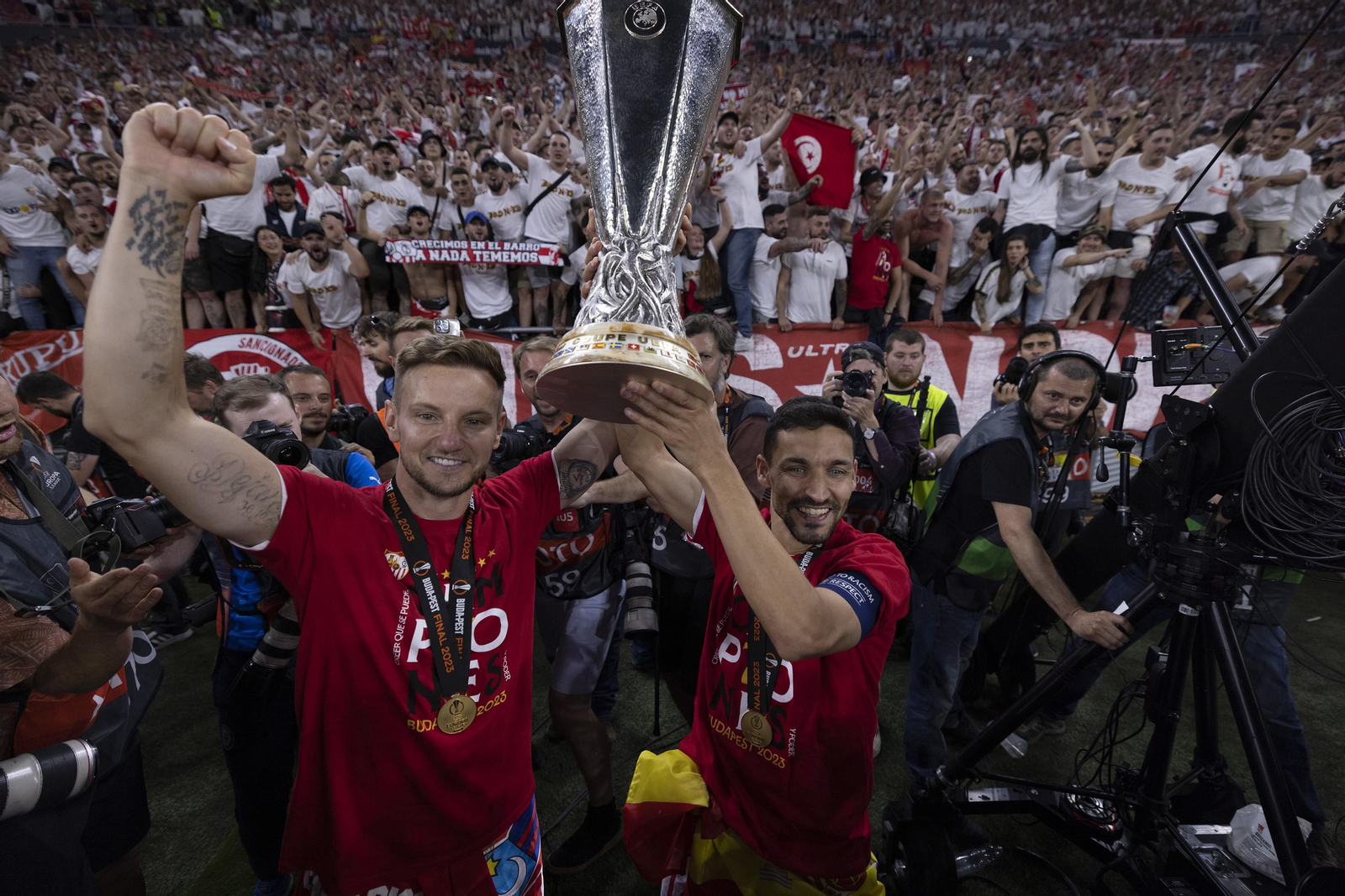 Las imágenes de la celebración del Sevilla fc