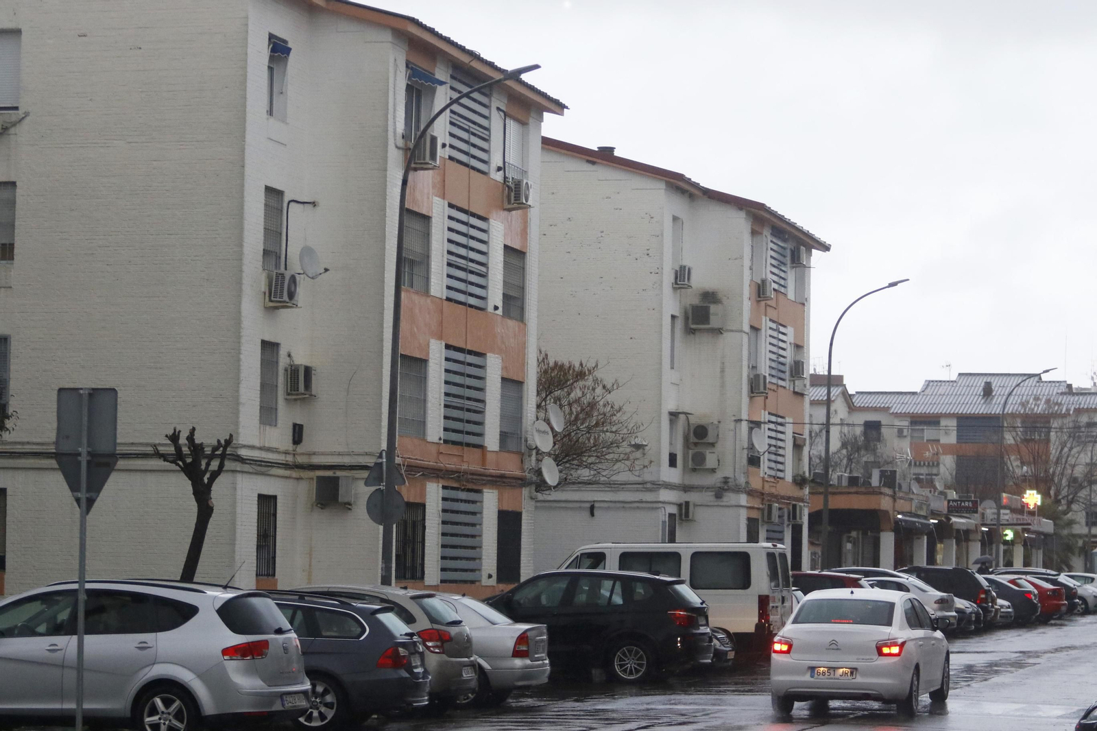 Bloques de viviendas en el Santuario.