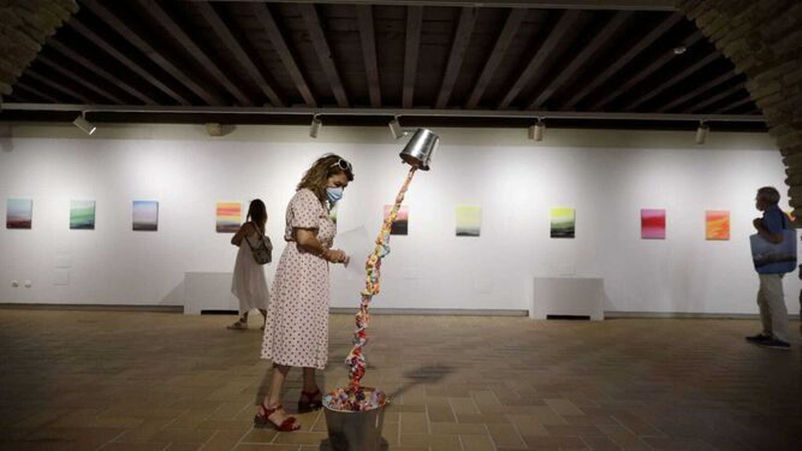 Exposición de Pablo Fernández Pujol en el Castillo de Santa Catalina.