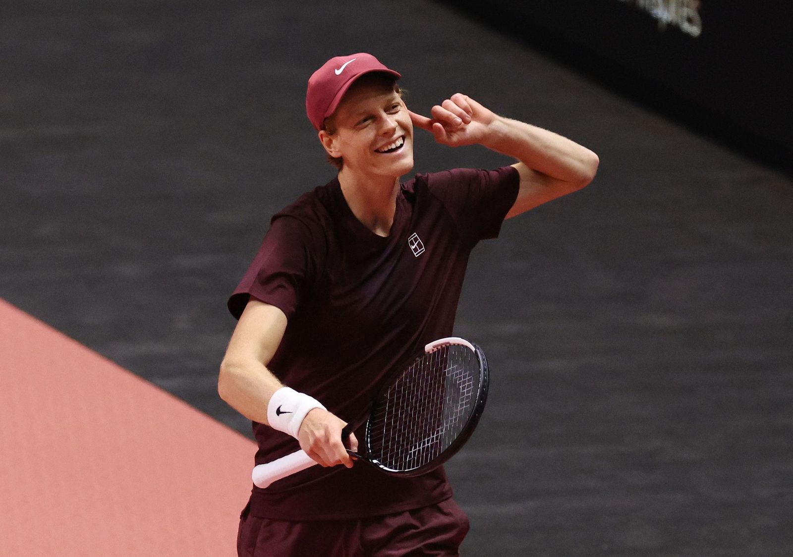 Las fotos de la exhibición entre Alcaraz y Sinner