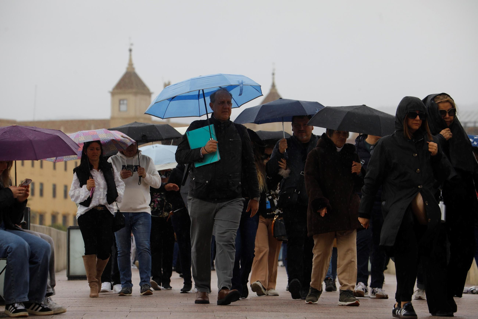La borrasca Martinho aprieta en Córdoba, en imágenes