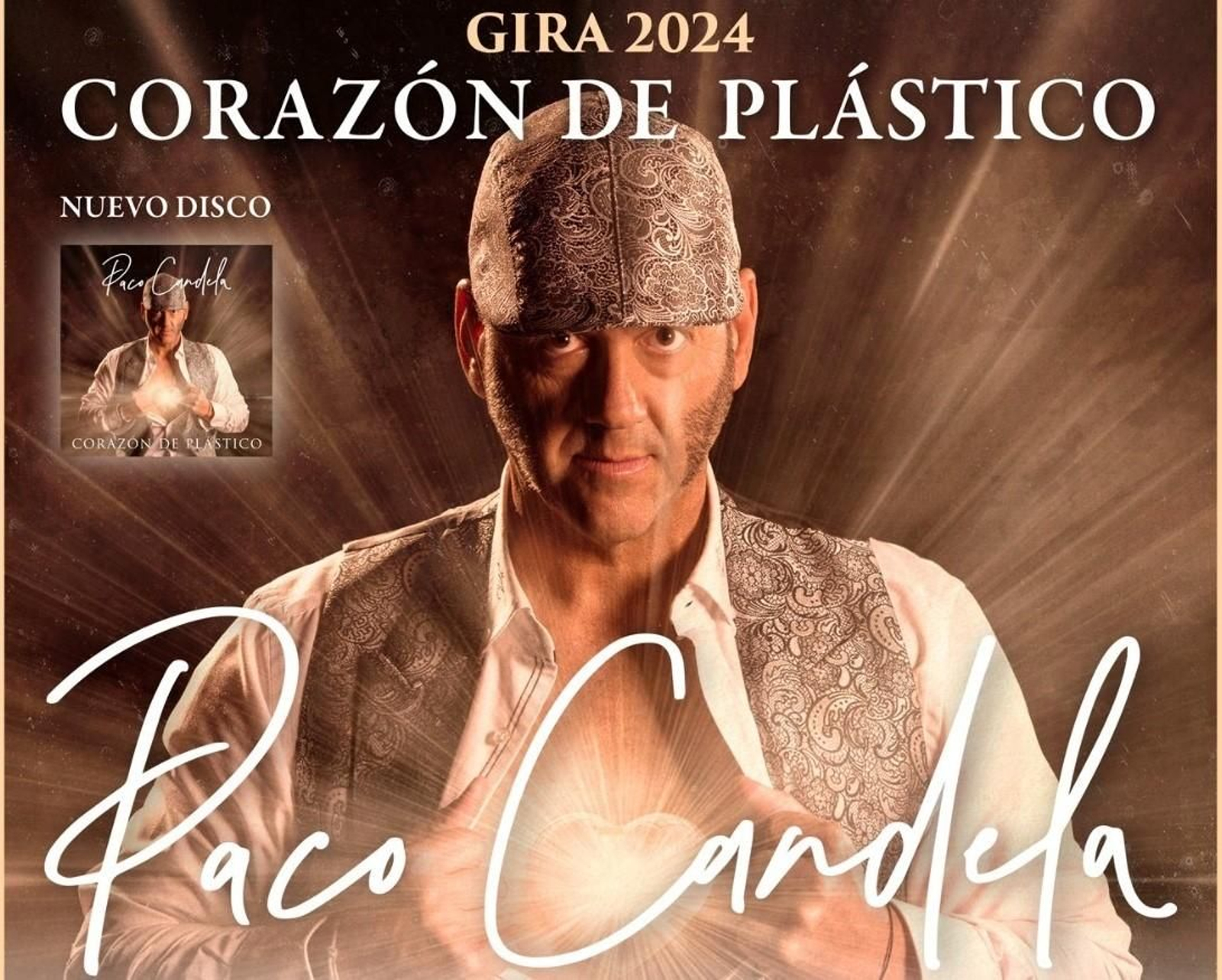 Cartel del concierto de Paco Candela en Jerez
