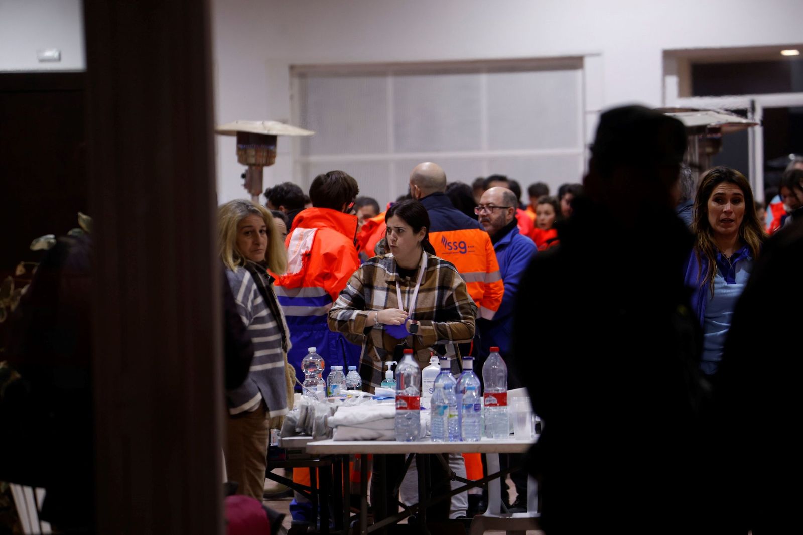 Atención a las víctimas en Adamuz.