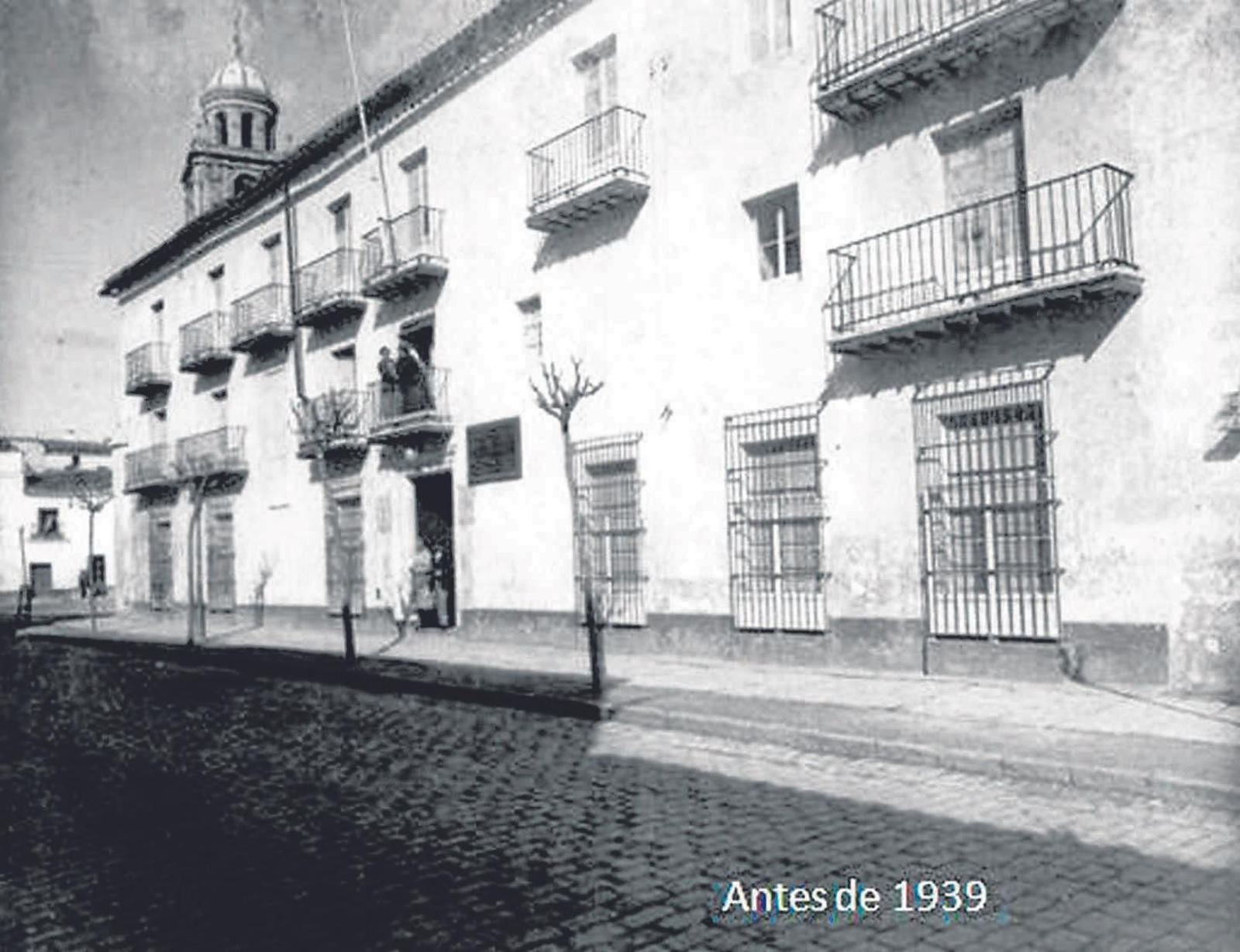 Imagen de la calle Porvera, donde estuvo la Escuela de Comercio.