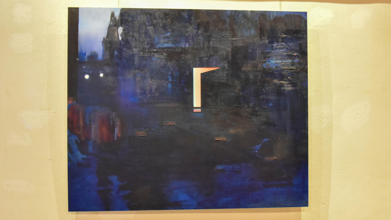 'Interior de una postal', de Pilar Alonso. Exposición 'Éxodo'.