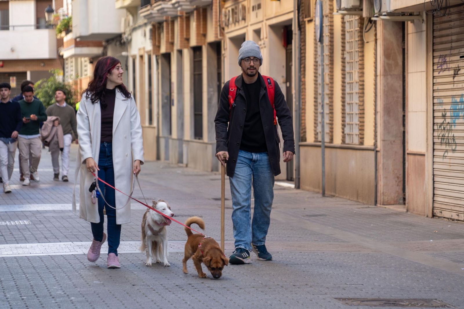 Imágenes de la fiesta del 31 de diciembre en las calles de Huelva