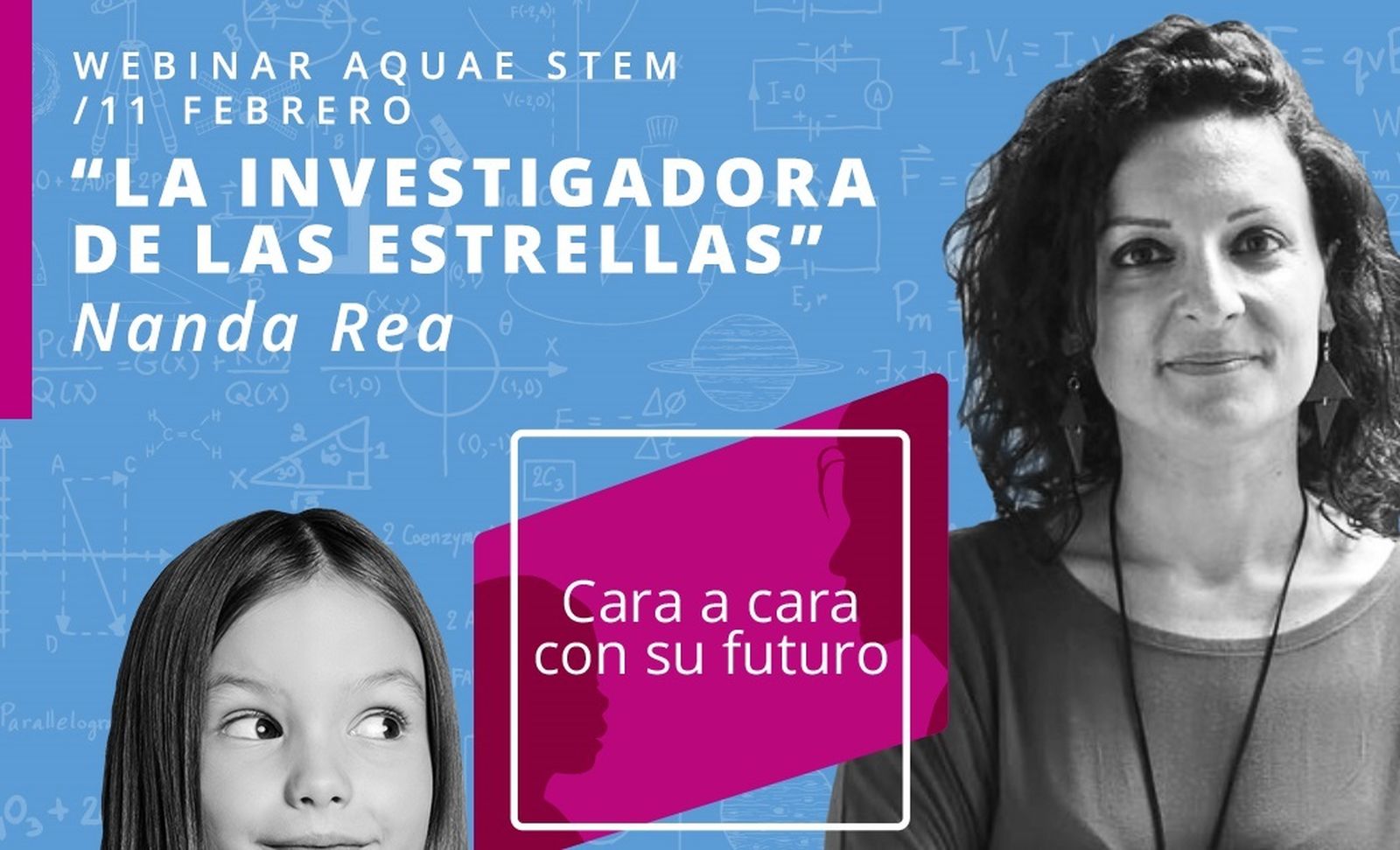 Cartel de la webinar de la Fundación Aquae.