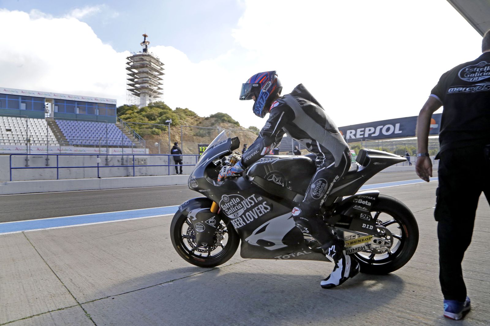 Álex Márquez, una de las referencias en la parrilla de Moto2, la pasada semana en el Circuito.