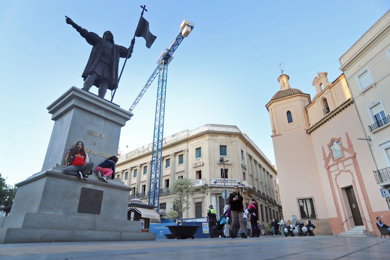 Imágenes del estado actual de las obras del Banco de España