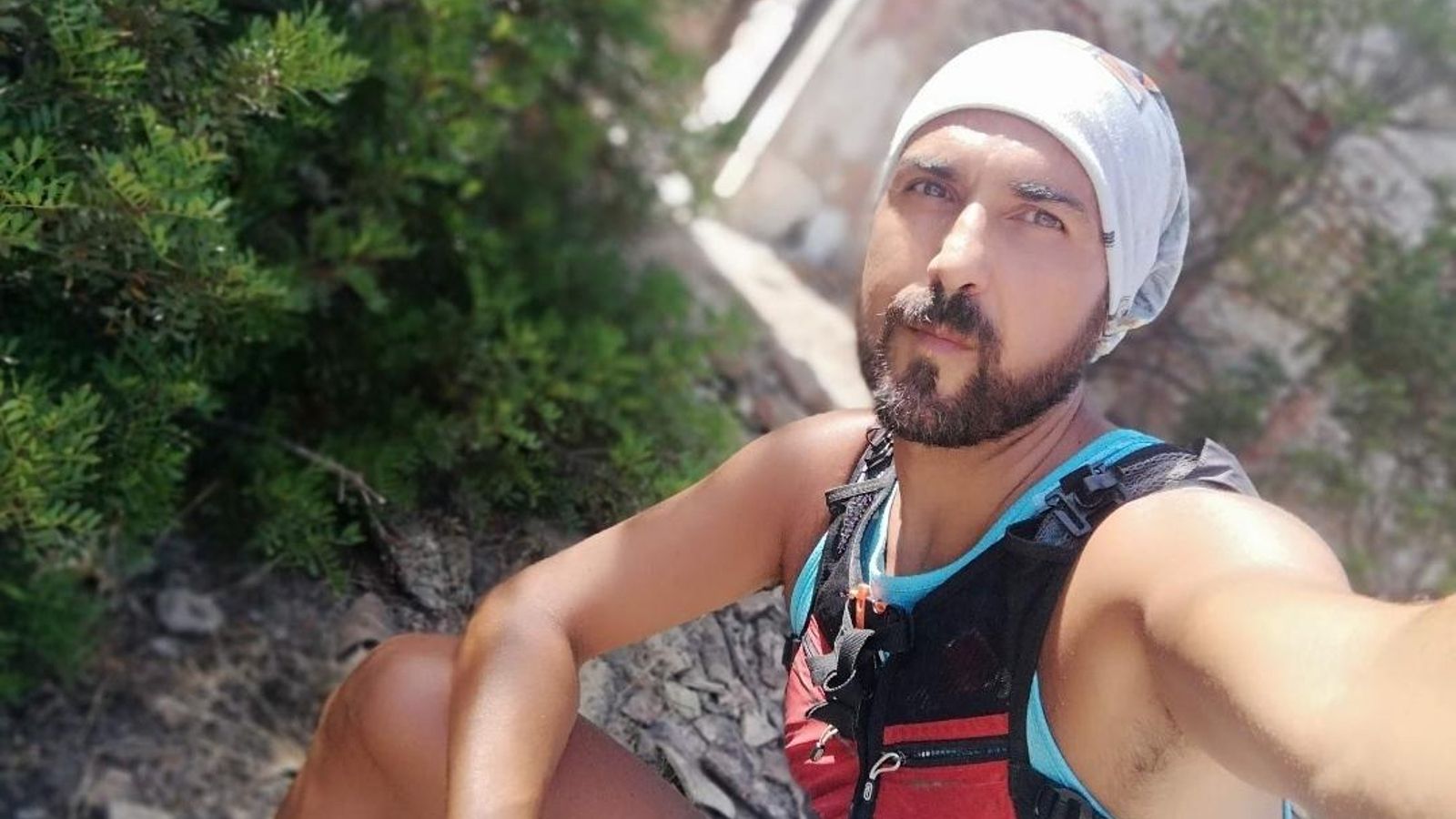 El onubense Ángel Saavedra antes de la lesión medular