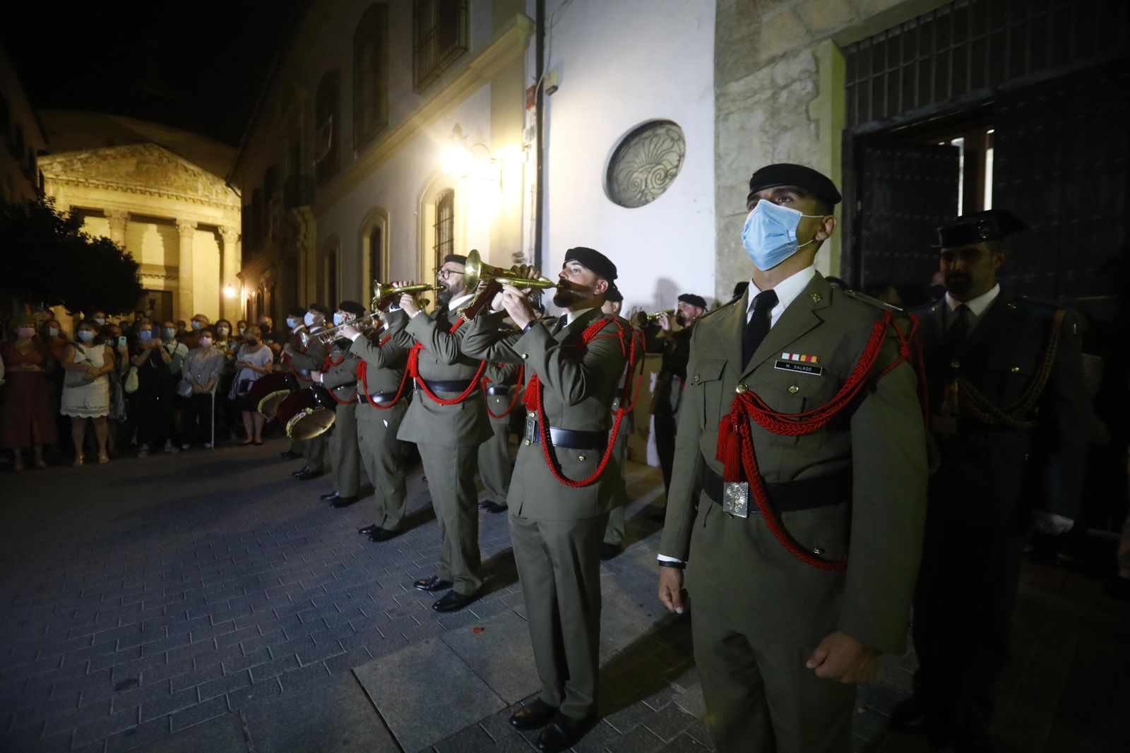 La retreta militar en Córdoba, en fotografías