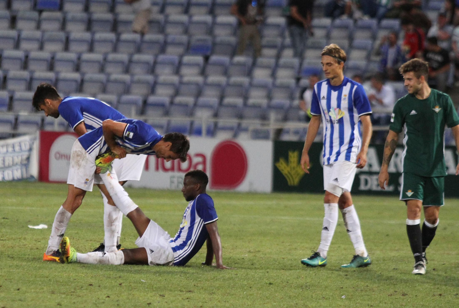 Sergio González en uno de sus partidos como recreativista.