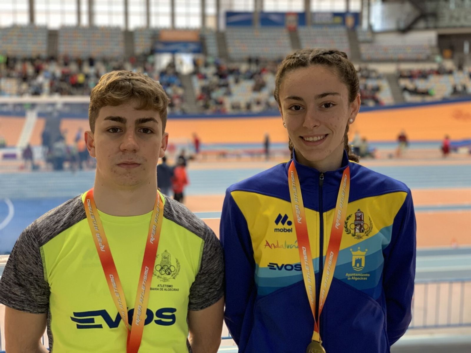 Alejandro Rueda y Ana Prieto, del Bahía de Algeciras